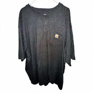 Carhartt Charcoal Men's Short Sleeve Shirt